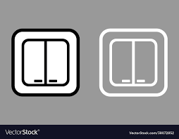 Electric Light Switch Icon Modern