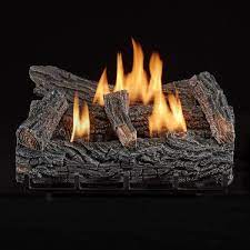 Dual Fuel Gas Fireplace Log