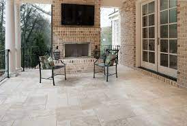 Outdoor Travertine Tile Tuscany Beige