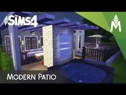 The Sims 4 Room Building Modern Patio