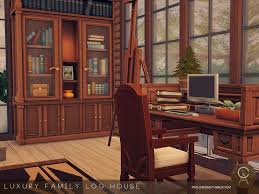 the sims resource luxury family log house