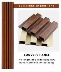 Wpc Louver Panel For Residential 6 X