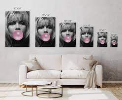 Brigitte Bardot Pink Bubble Gum Black