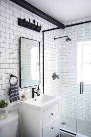 Black And White Bathroom Makeover