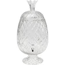 Drink Dispenser Pineapple Clear 2 Part