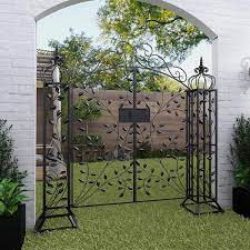 Indoor Outdoor Scrollwork Arched Gate