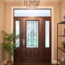 Decorative Glass Entry Doors