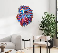 3d Lion Face Mandala Art At Rs 6599