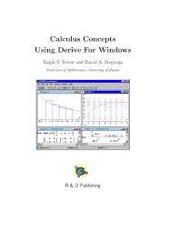 Calculus Concepts Using Derive For