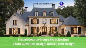 French Country House Front Design