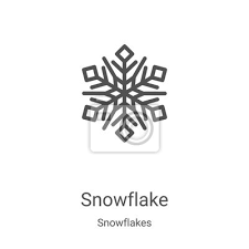 Snowflake Icon Vector From Snowflakes