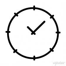 Time Clock Watch Icon Concept Of Ui