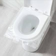 Egv 50 Pieces Disposable Plastic Toilet