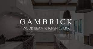 wood beam kitchen ceiling exposed