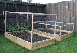 Raised Garden Bed Cover With Hinges