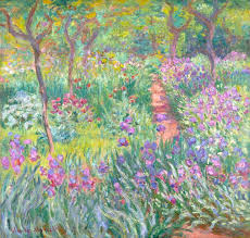 The Artist S Garden In Giverny Giclée