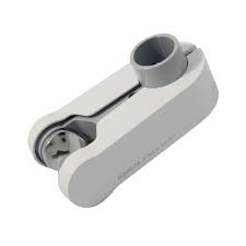 Pinch Grip Shower Head Holder White