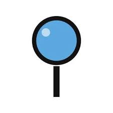 Magnifying Glass Icon With Reflection