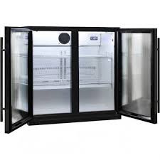 Schmick Black Bar Fridge 2 Door With