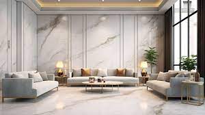 Marble Flooring And Stylish Sofa Set