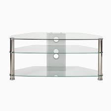 Large Clear Glass Corner Tv Stand Up To