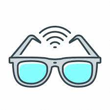 Smart Glasses Technology Virtual Icon