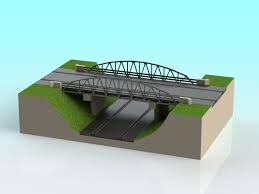 1 32 scale slot car truss bridge