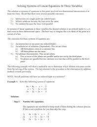 Linear Equations Examples Pdf Examples