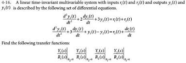 A Linear Time Invariant Multivariable