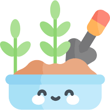 Gardening Kawaii Flat Icon