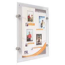 8 5 X 11 Acrylic Wall Mount Sign Holder