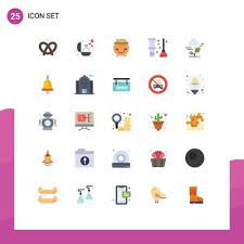 Stock Vector Icon Pack Of 25 Line Signs
