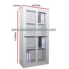 Full Height Steel Cupboard With Glass
