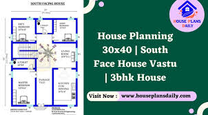 House Planning 30x40 South Face House