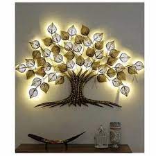 Iron Pipal Tree Wall Decor For