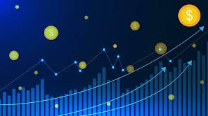 Dollar Coin Graph Chart