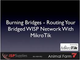 bridged wisp network with mikrotik