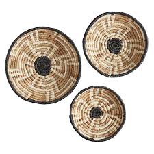 Seagrass Decorative Wall Baskets Set