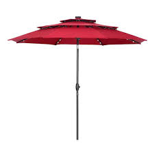 3 Tier Market Outdoor Patio Umbrella