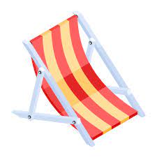 Deck Chair Generic Color Fill Icon