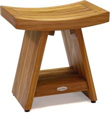 Patented 18 Asia Teak Shower Bench