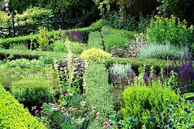 A Formal Herb Garden Stock Photo By