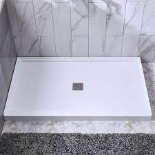 Alcove Solid Surface Shower Pan Base