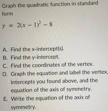 Answered Graph The Quadratic Function