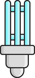 Cfl Compact Fluorescent Light Icon In