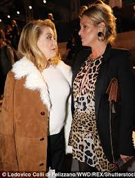 Kate Moss And Catherine Deneuve Meet At