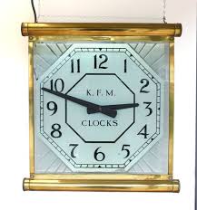 Antiques Atlas Kfm Glass Wall Clock