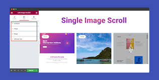 single image scroll happyaddons