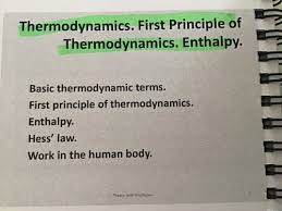 Biophysik 2 Thermodynamics First