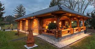 Cozy Log Cabin With Floor Plan Cozy